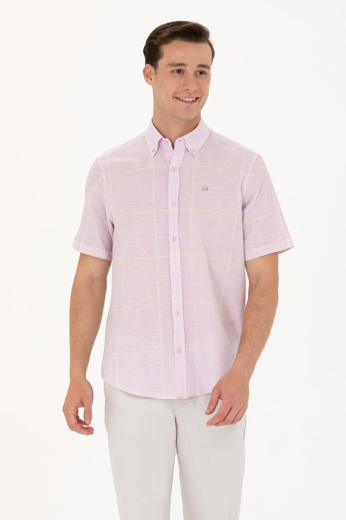 Erkek Manolya Kısa Kollu Gömlek