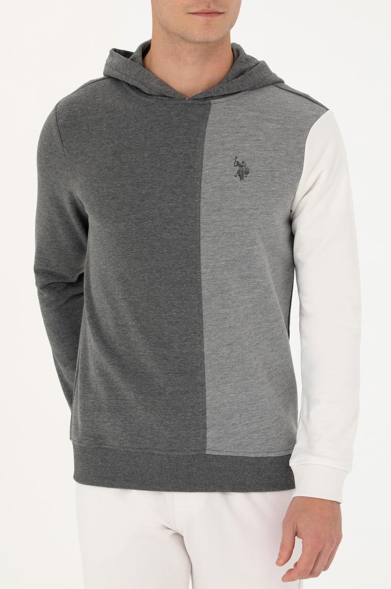 Erkek Antrasit Melanj Sweatshirt