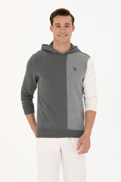 Erkek Antrasit Melanj Sweatshirt