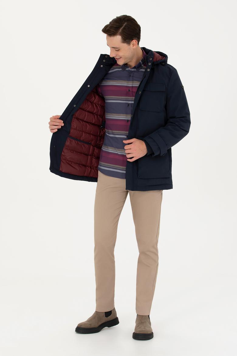 Erkek Lacivert Mont - 50269757006