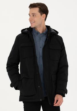 Erkek Siyah Mont - 50269757020