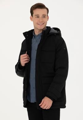 Erkek Siyah Mont - 50269757020