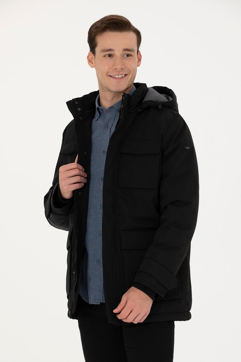 Erkek Siyah Mont - 50269757020