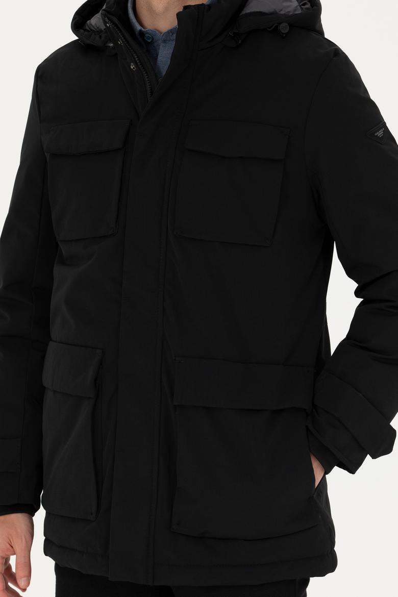 Erkek Siyah Mont - 50269757020