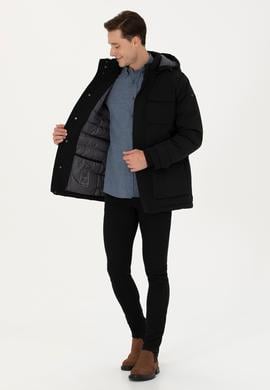 Erkek Siyah Mont - 50269757020