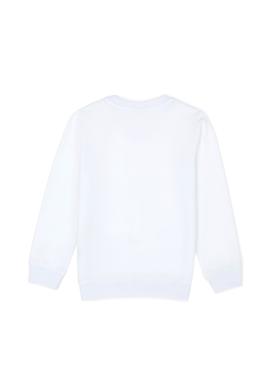 Çocuk Beyaz Basic Bisiklet Yaka Sweatshirt - 50269417070
