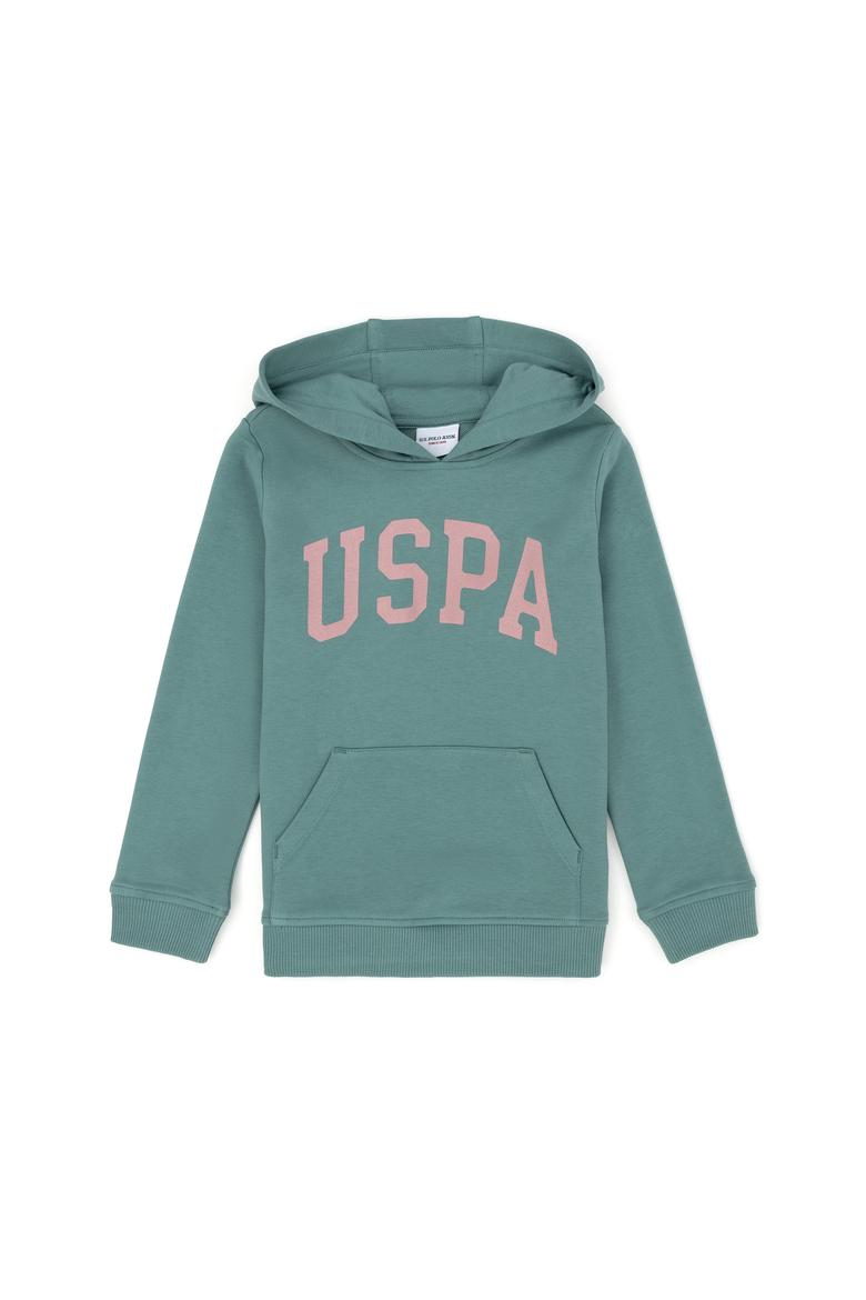 Kız Çocuk Mint Basic Kapüşonlu Sweatshirt - 50276872055