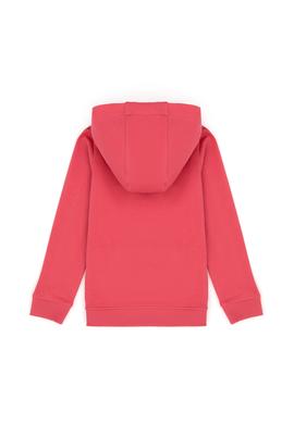 Kız Çocuk Pembe Basic Kapüşonlu Sweatshirt - 50276872053