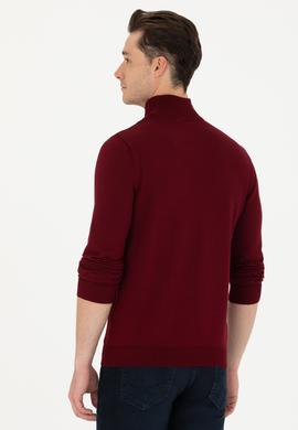 Erkek Bordo Basic Kazak - 50275847010