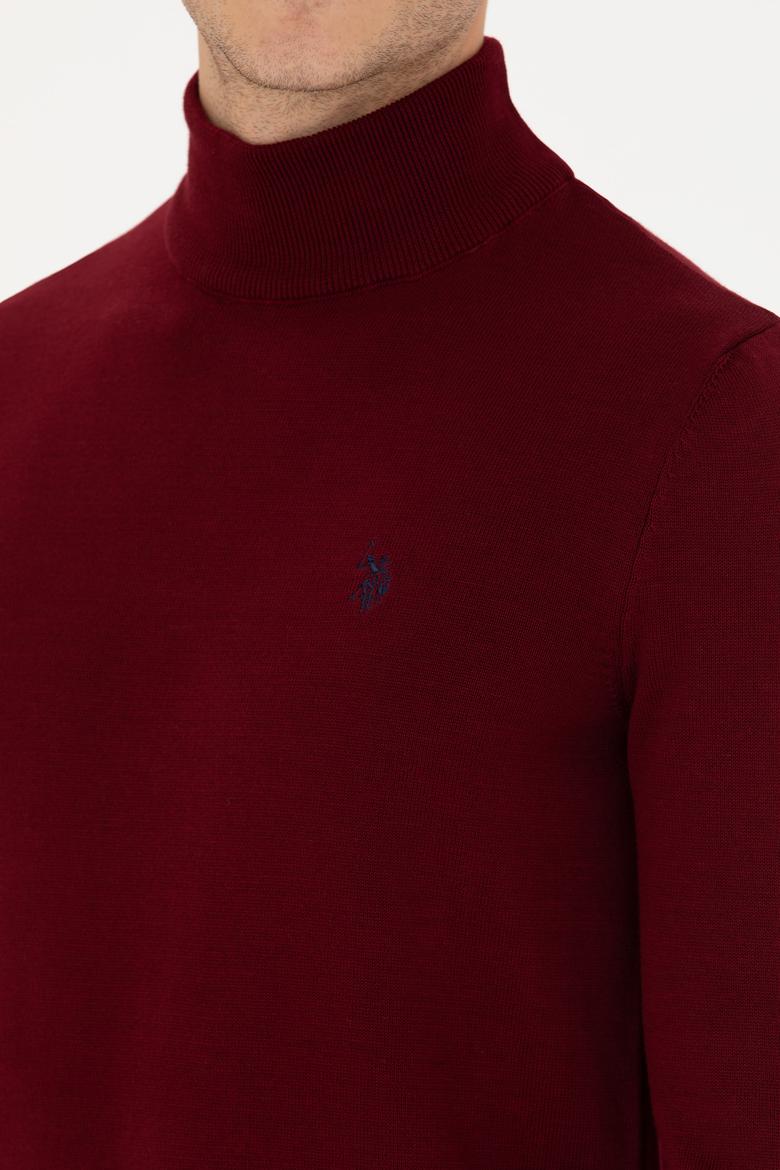 Erkek Bordo Basic Kazak - 50275847010