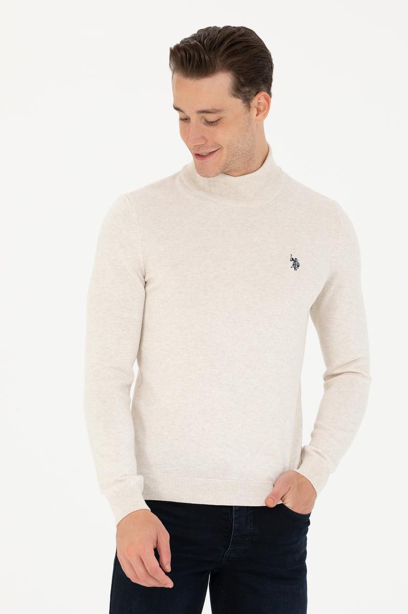 Erkek Taş Melanj Basic Kazak