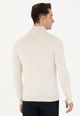 Erkek Taş Melanj Basic Kazak - 50275847037