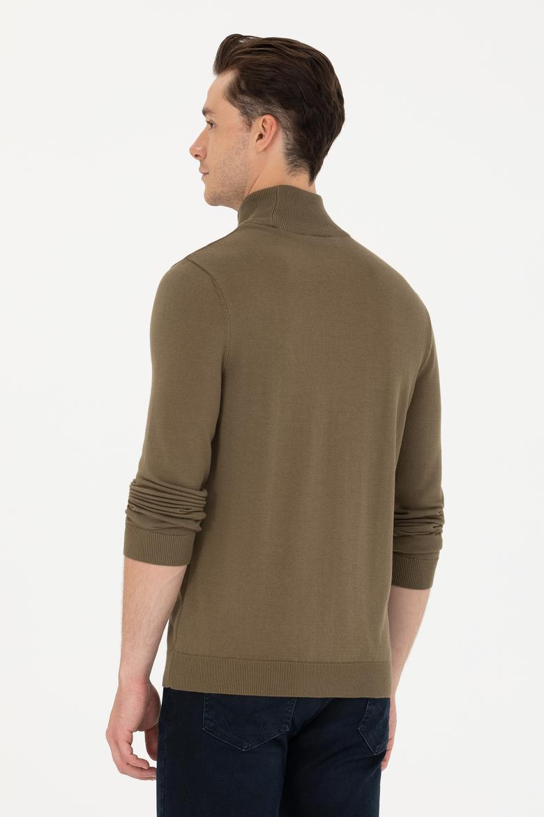 Erkek Haki Basic Kazak - 50275847046