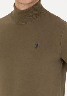 Erkek Haki Basic Kazak - 50275847046