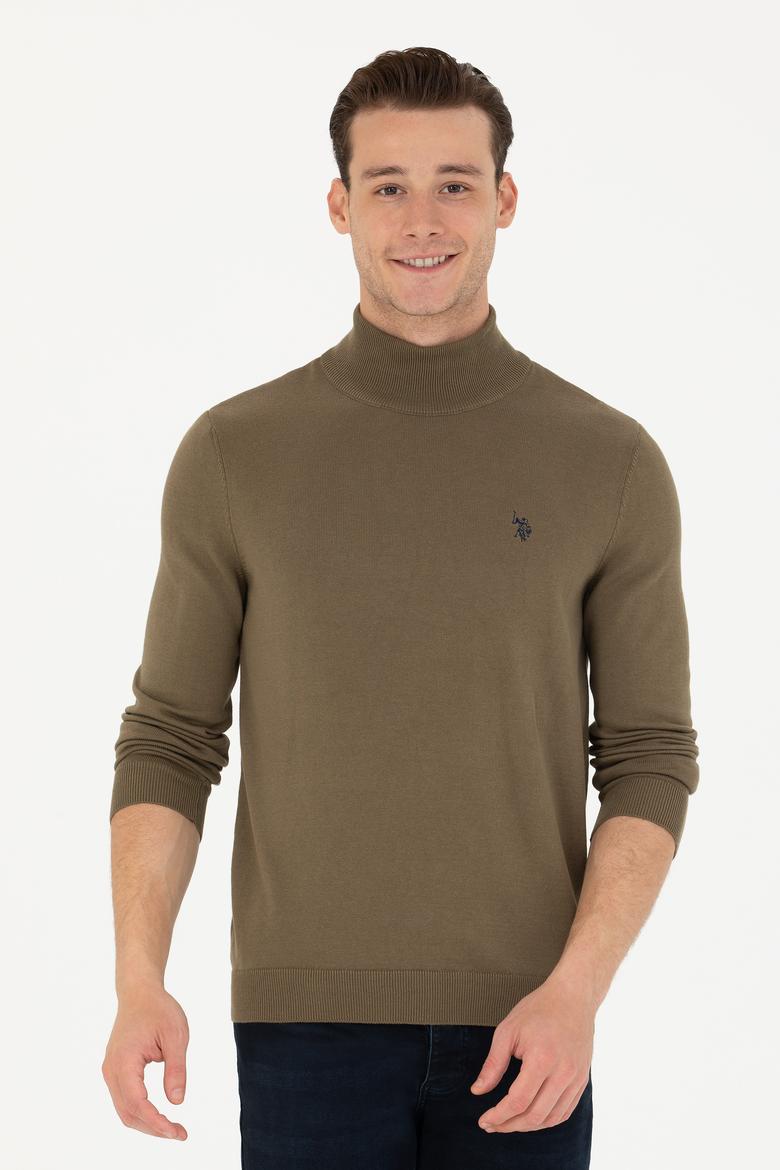 Erkek Haki Basic Kazak - 50275847046