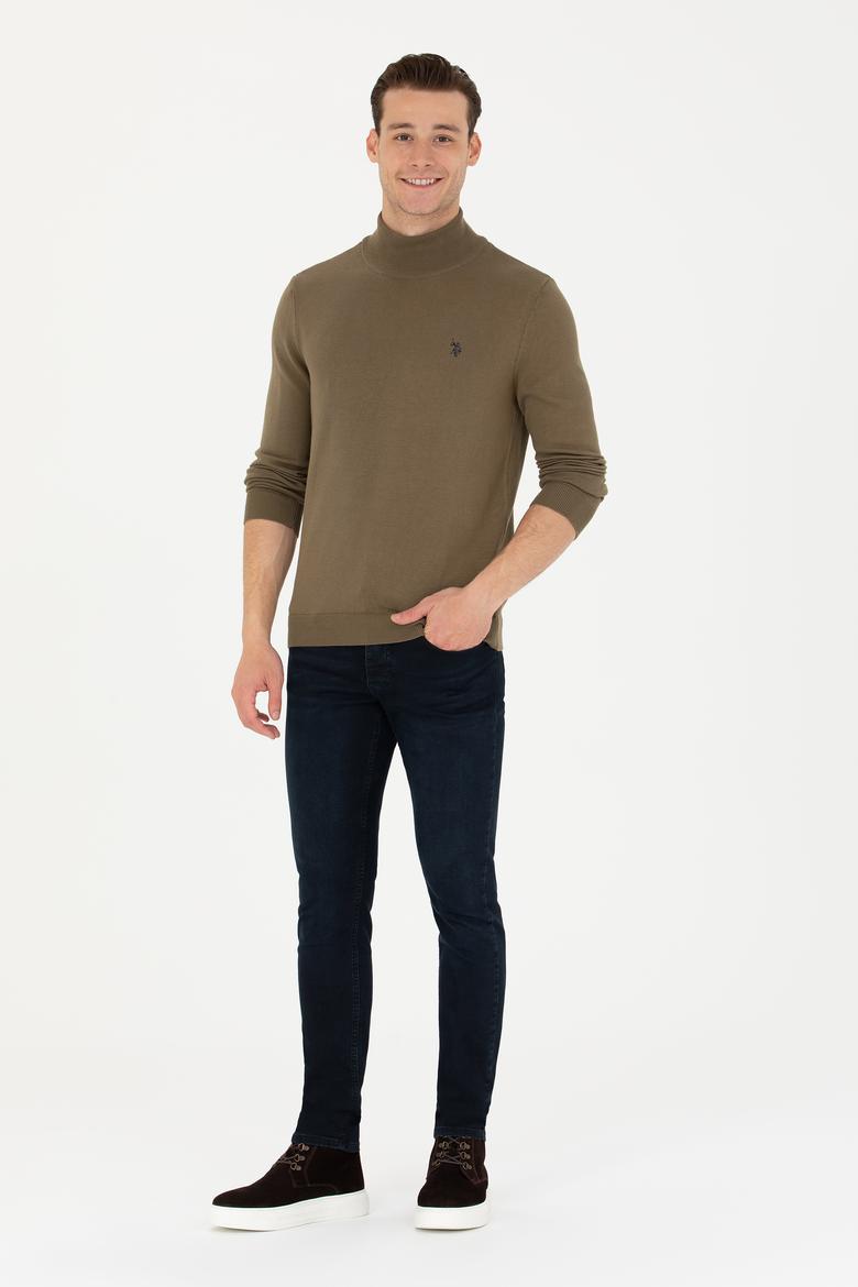 Erkek Haki Basic Kazak - 50275847046