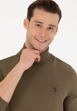 Erkek Haki Basic Kazak - 50275847046