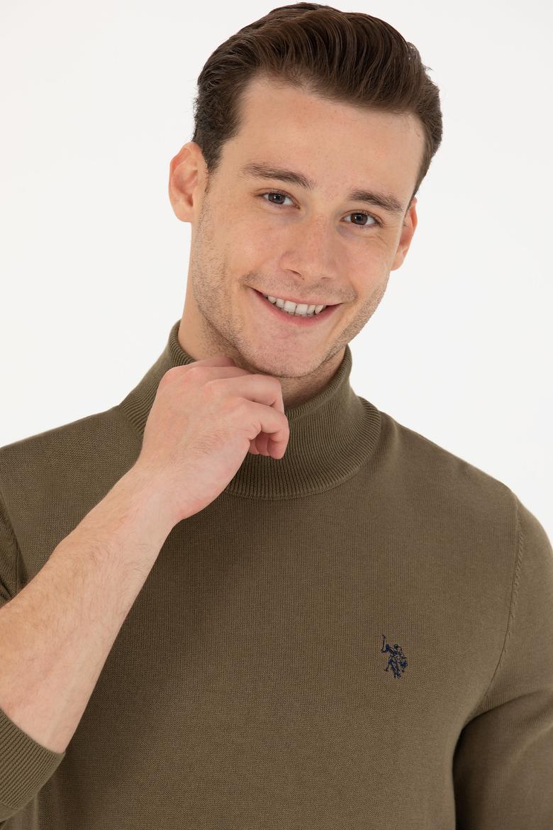 Erkek Haki Basic Kazak - 50275847046