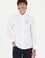 Erkek Beyaz Uzun Kollu Basic Gömlek