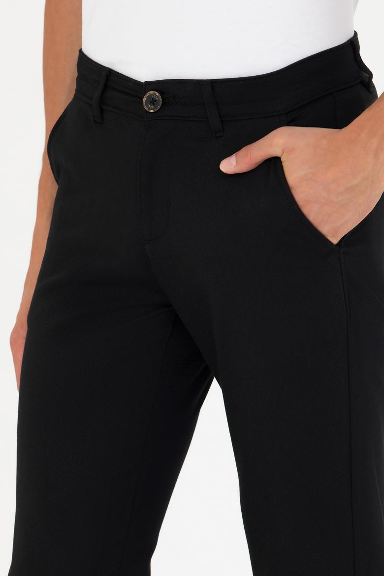 Erkek Siyah Kanvas / Chino Pantolon - 50271430262