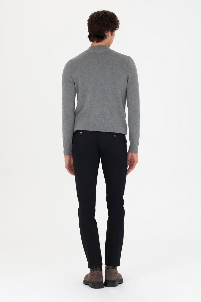 Erkek Siyah Kanvas / Chino Pantolon - 50271430262