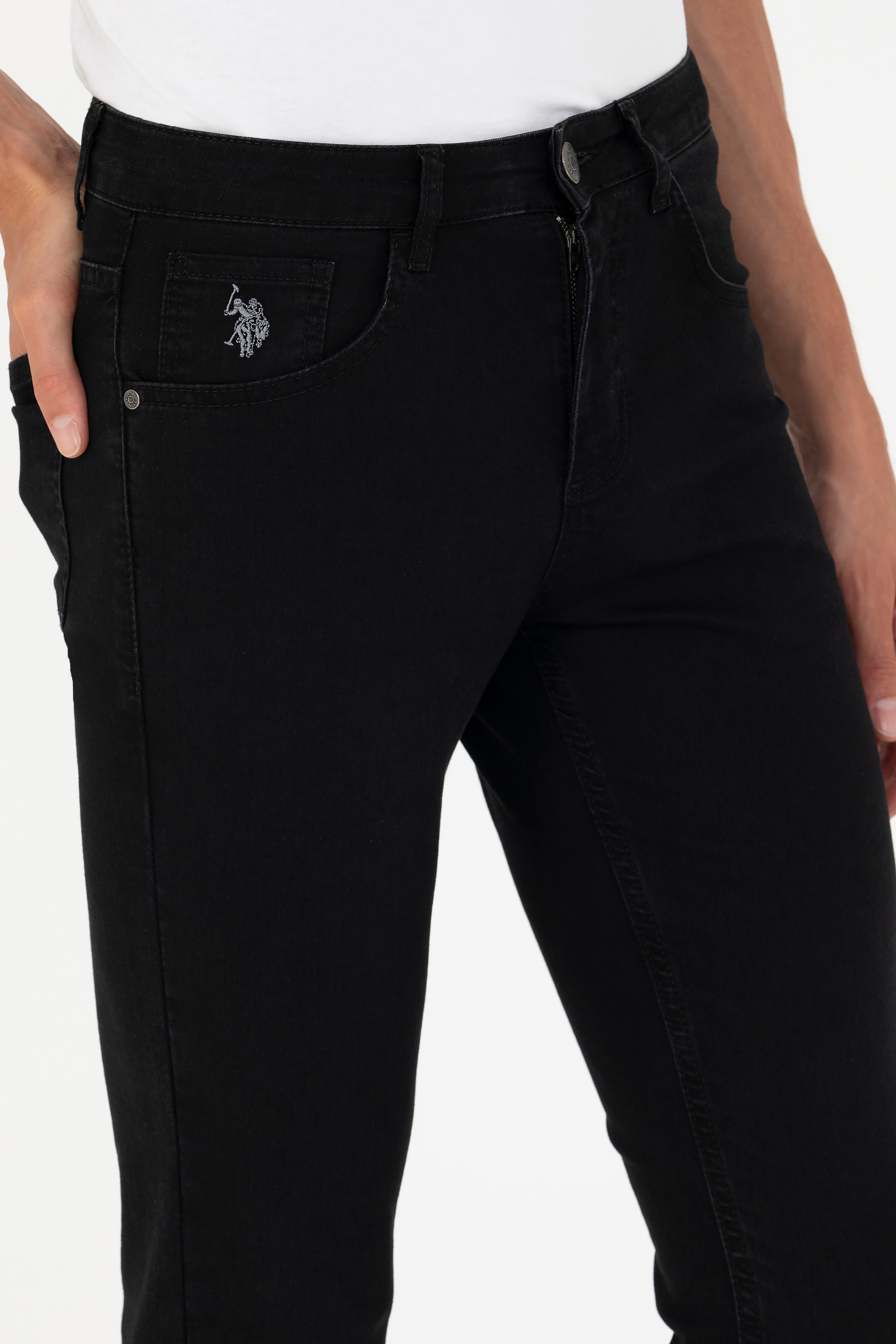 Erkek Siyah Jean Pantolon