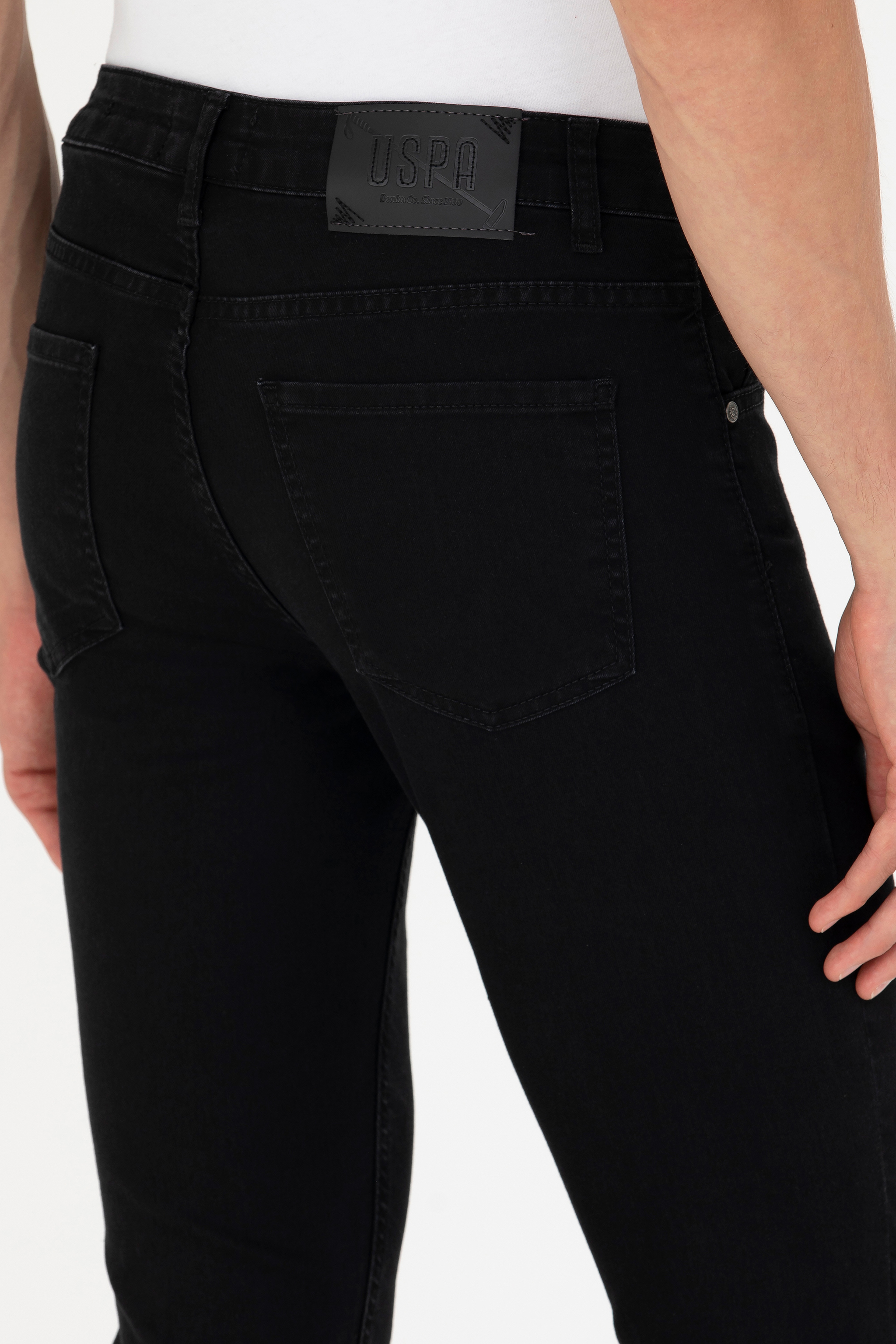 Erkek Siyah Jean Pantolon - Image 7