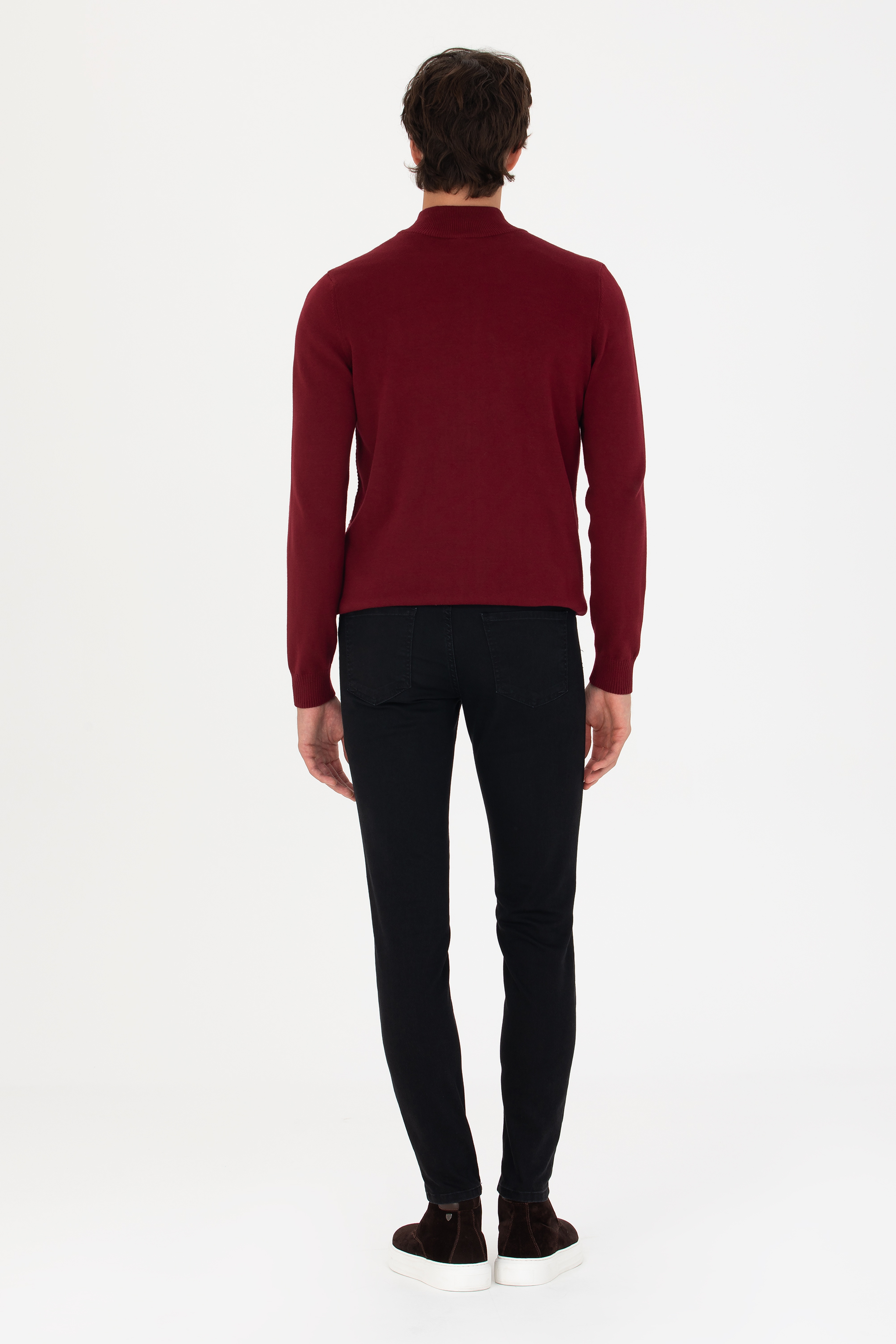 Erkek Siyah Jean Pantolon - Image 4