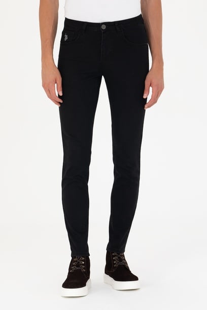 Erkek Siyah Jean Pantolon