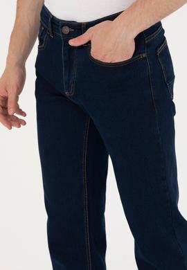Erkek Lacivert Jean Pantolon - 50273298005