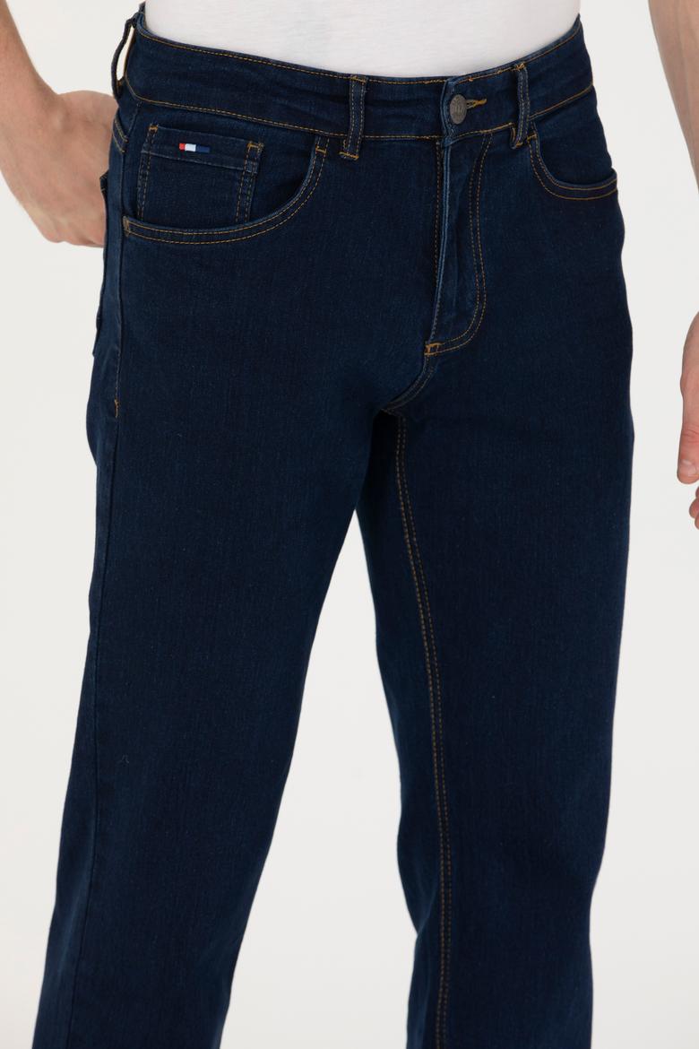 Erkek Lacivert Jean Pantolon - 50273298005