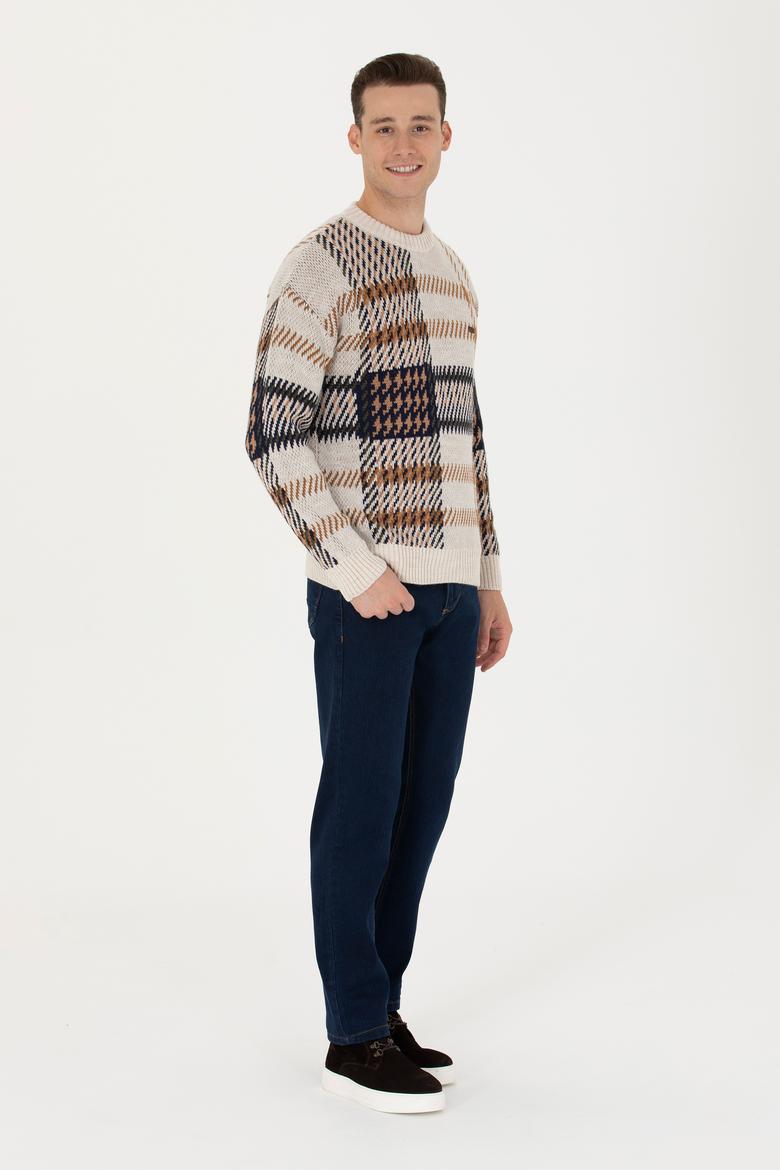 Erkek Lacivert Jean Pantolon - 50273298005