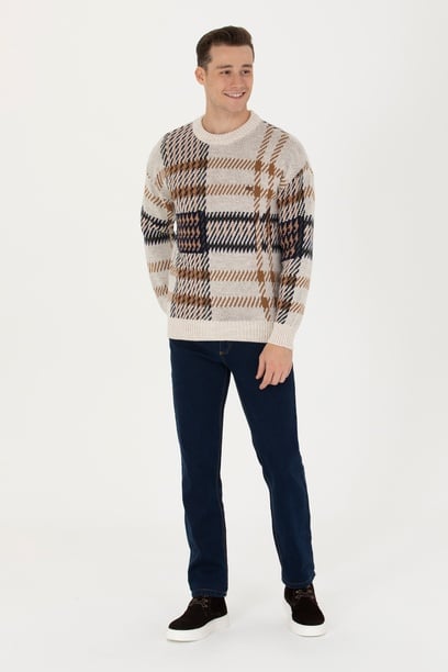 Erkek Lacivert Jean Pantolon