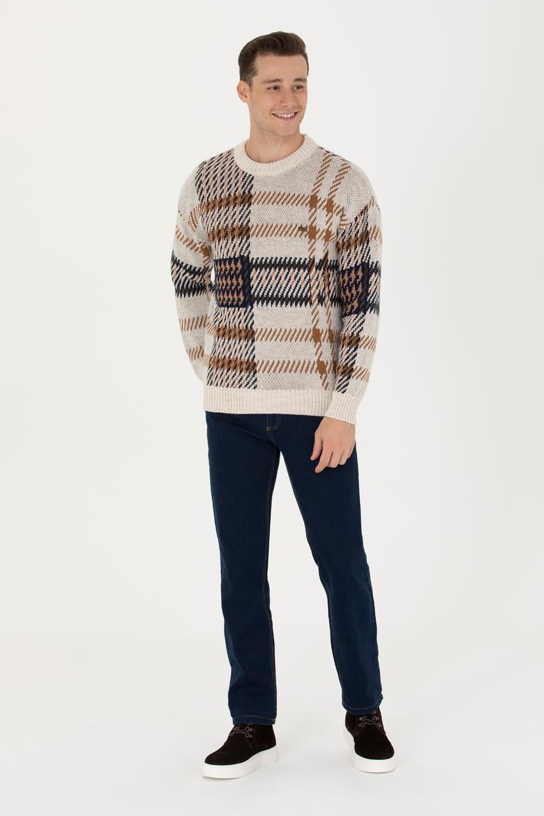 Erkek Lacivert Jean Pantolon