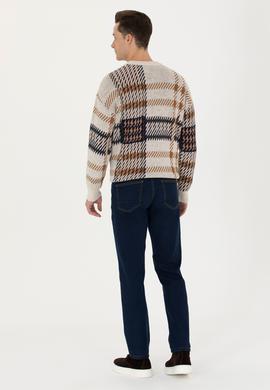 Erkek Lacivert Jean Pantolon - 50273298005