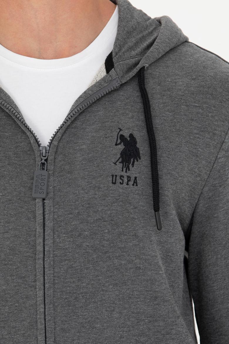 Erkek Antrasit Melanj Örme Hırka - 50269401017