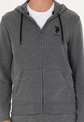 Erkek Antrasit Melanj Örme Hırka - 50269401017