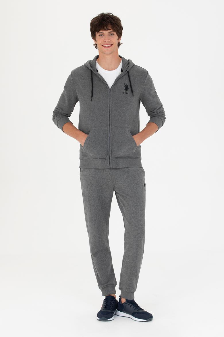 Erkek Antrasit Melanj Örme Hırka - 50269401017