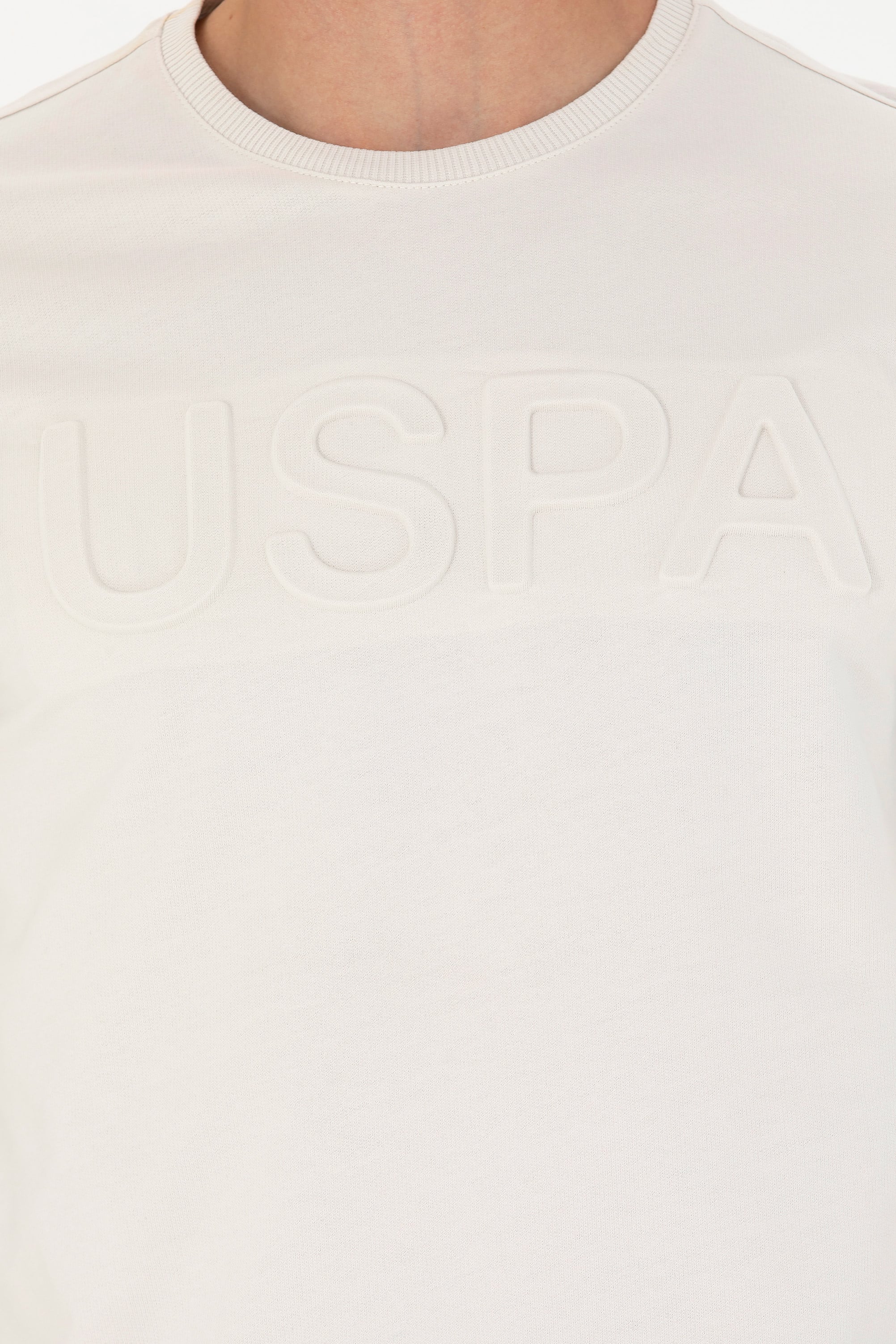 Erkek Taş Basic Sweatshirt - Image 6