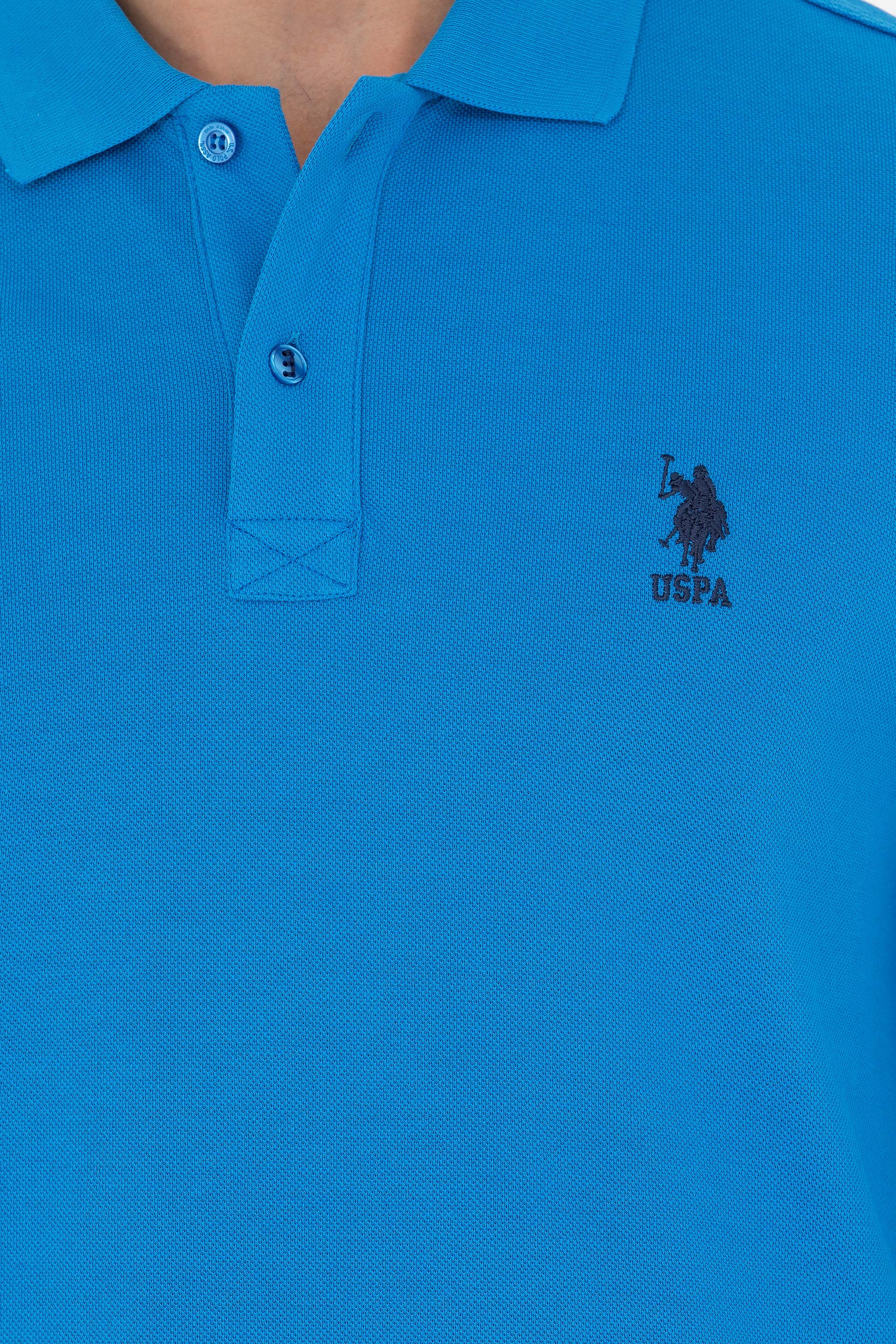 Erkek Kobalt Mavi Basic Sweatshirt - Image 7