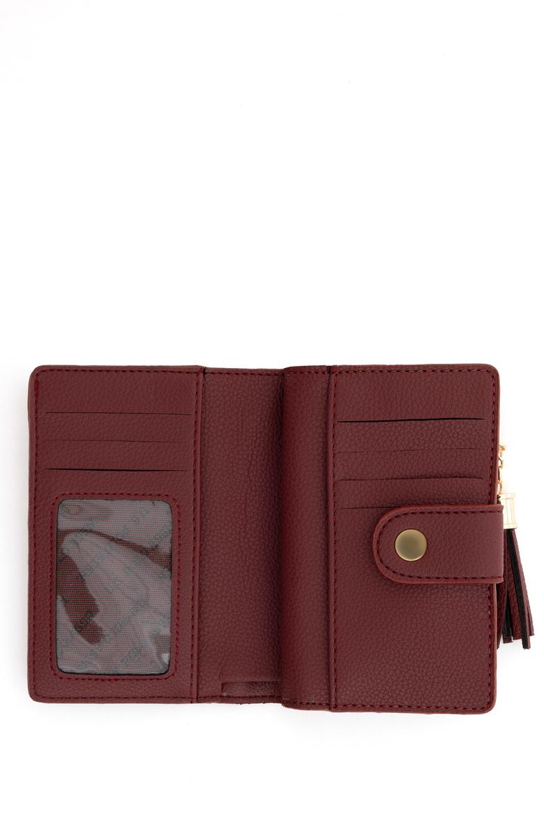 Kadın Bordo Cüzdan - 50276266001