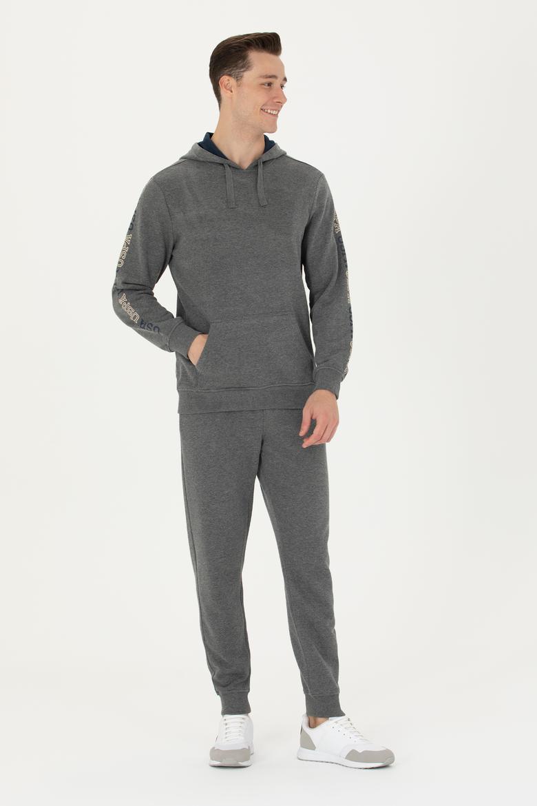 Erkek Antrasit Melanj Eşofman Altı