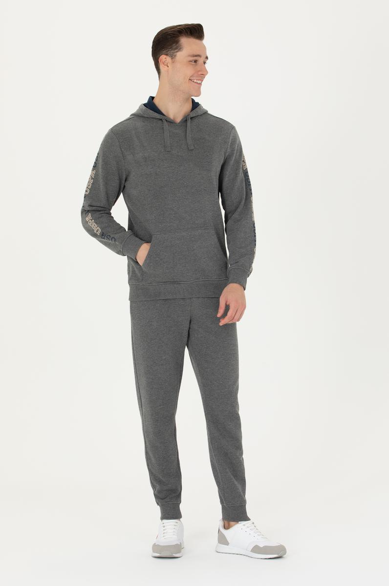 Erkek Antrasit Melanj Eşofman Altı