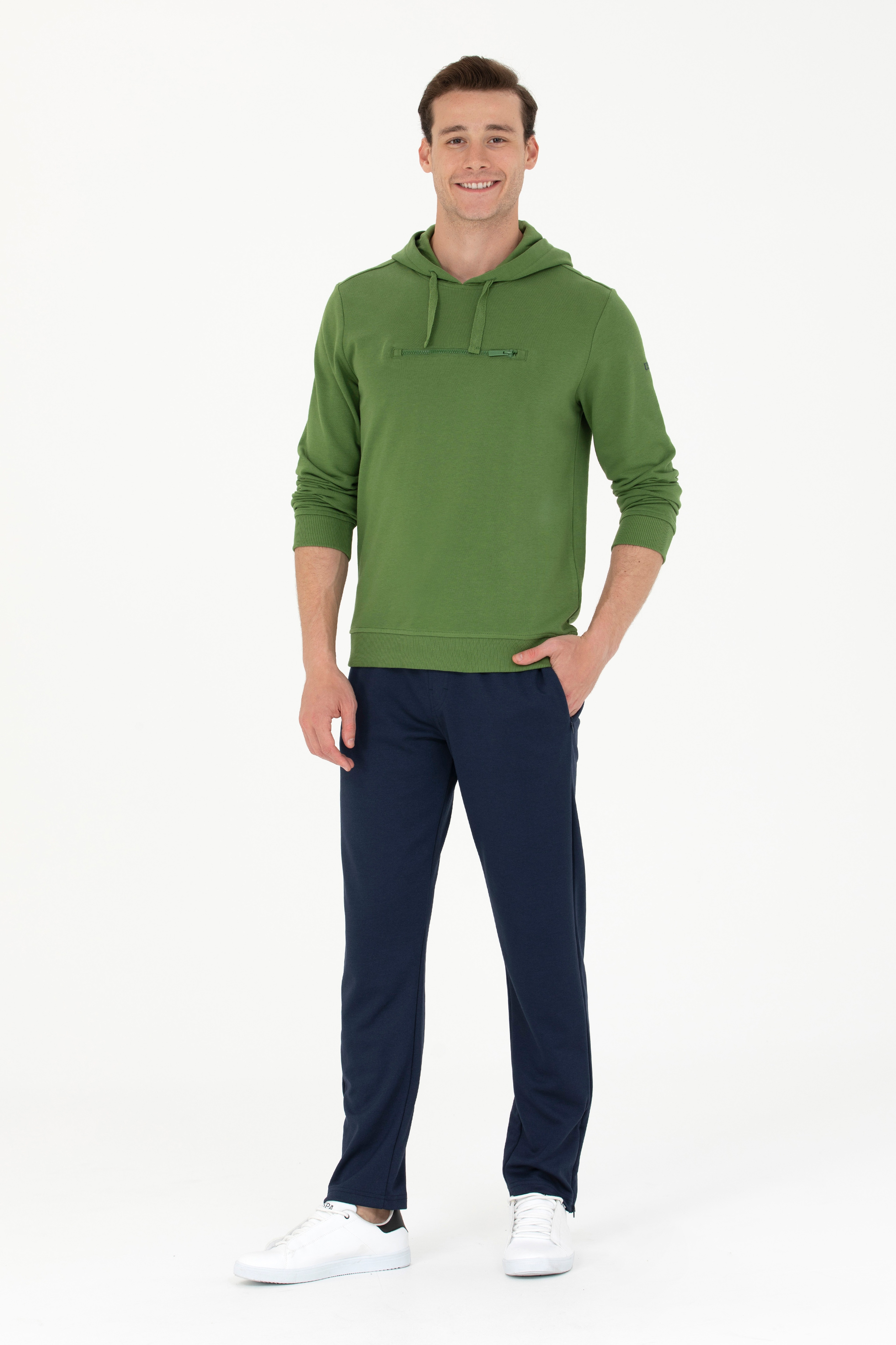 Erkek Yeşil Sweatshirt - Image 4