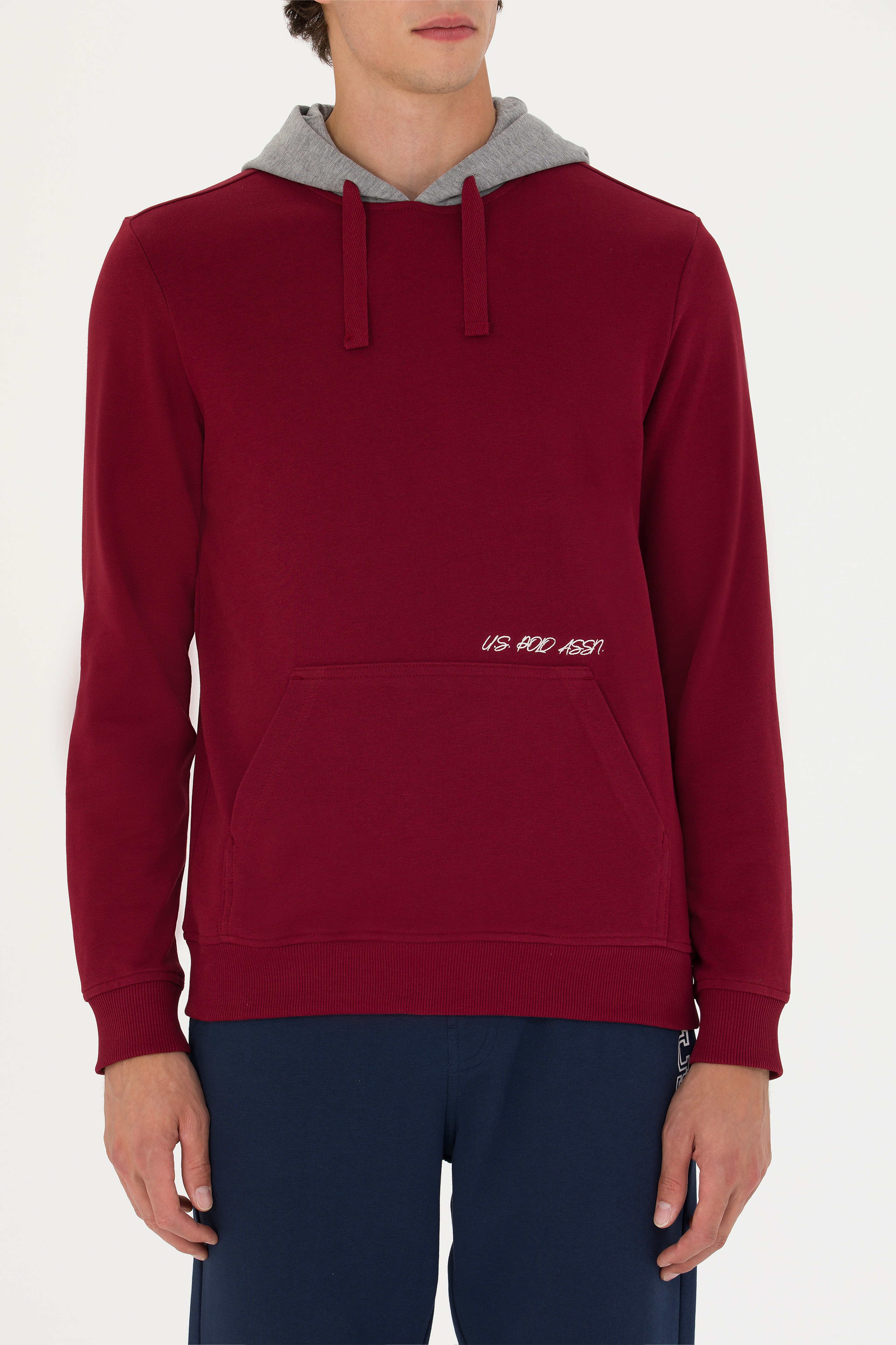 Erkek Bordo Sweatshirt