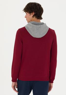Erkek Bordo Sweatshirt - 50276540028