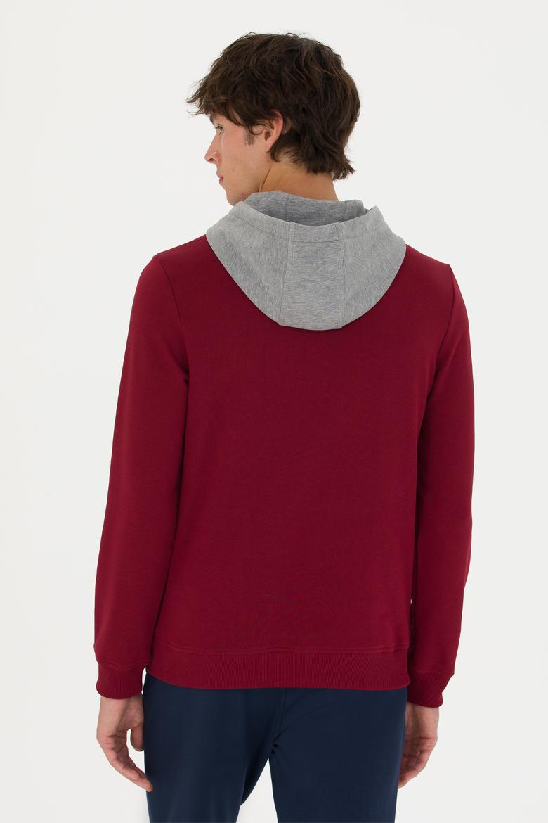 Erkek Bordo Sweatshirt - 50276540028