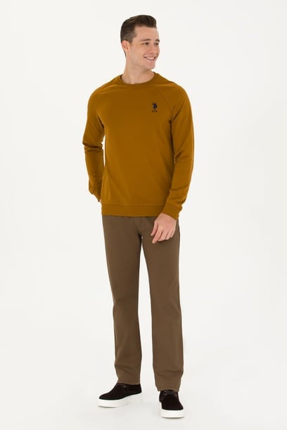 Erkek Regular Fit Coconut Kanvas Pantolon