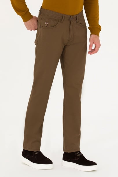 Erkek Regular Fit Coconut Kanvas Pantolon