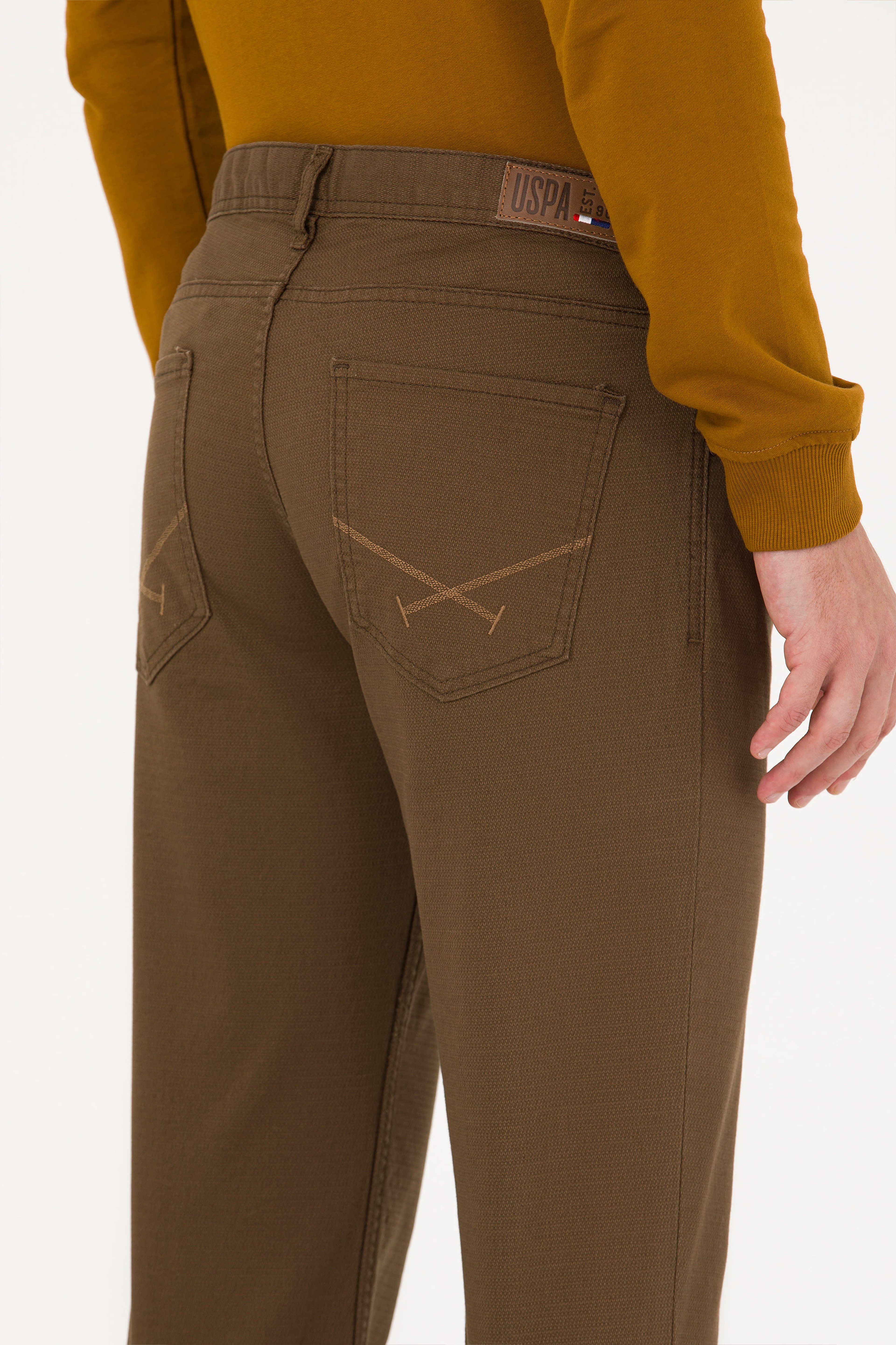Erkek Regular Fit Coconut Kanvas Pantolon